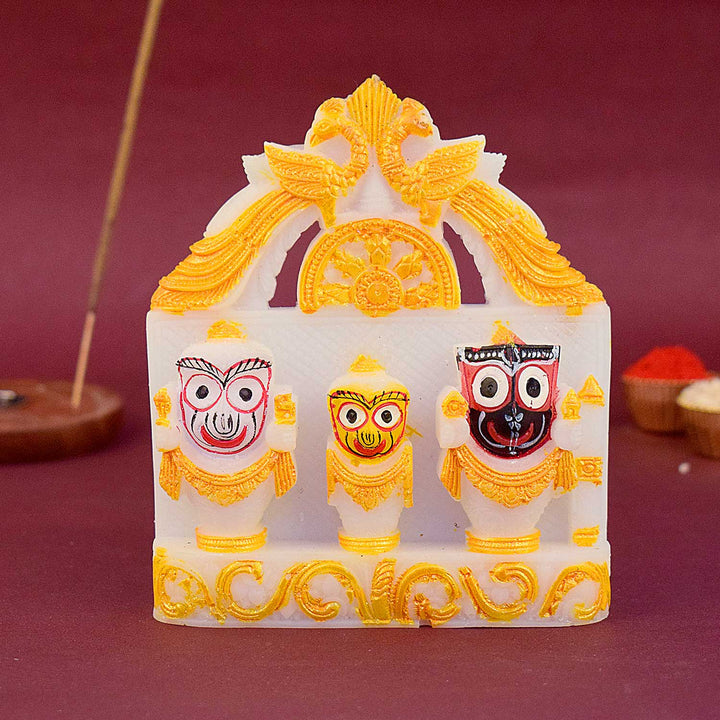 Buy Colored Marble Jagannath Ji Idol for Dashboard