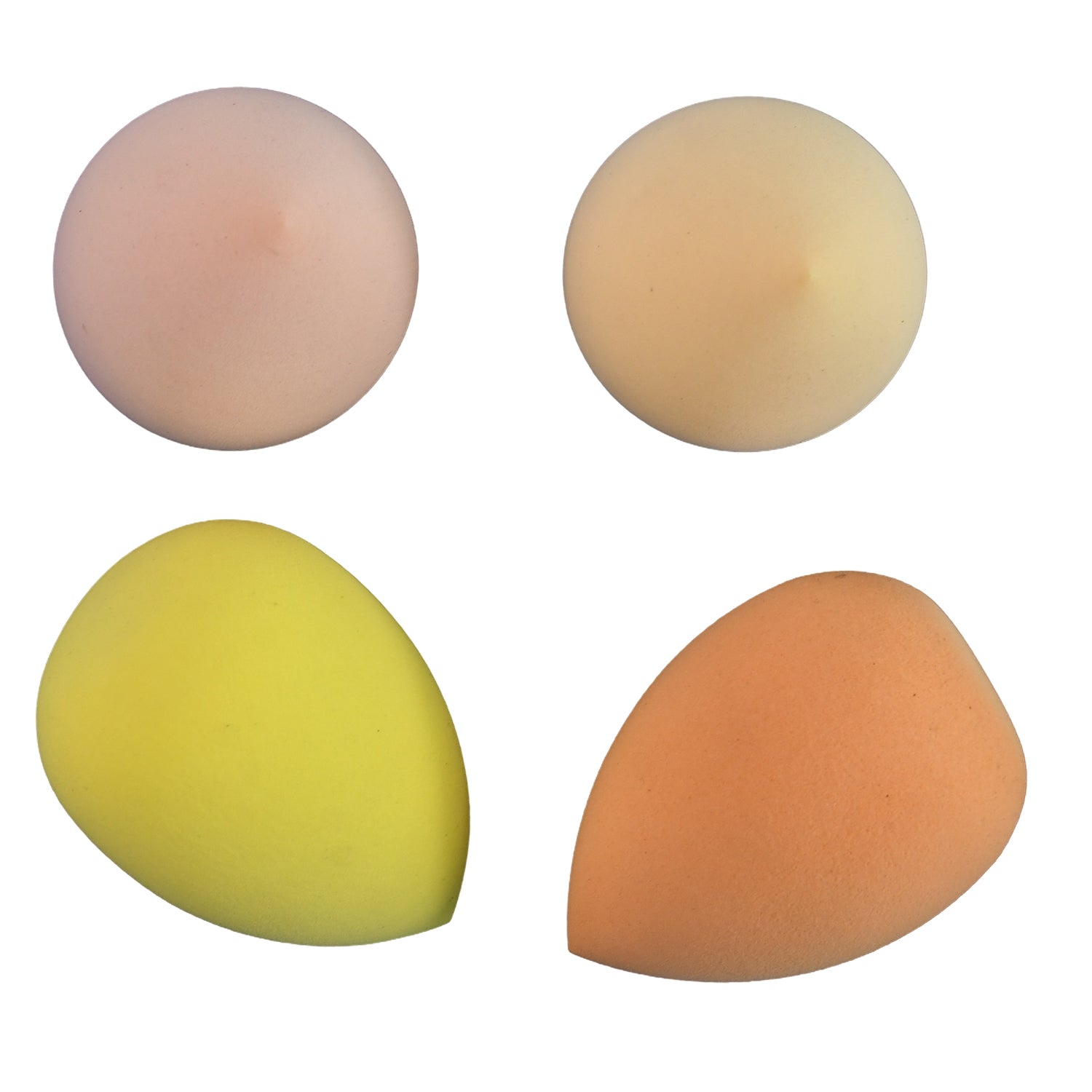 Makeup Sponges Set Perfect For Liquid Cream And Powder (4 Pcs Set With Case) - Springkart 