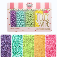 Tropical Summer Disco Balls Assorted Sprinkles (DB-05) - 100Gms