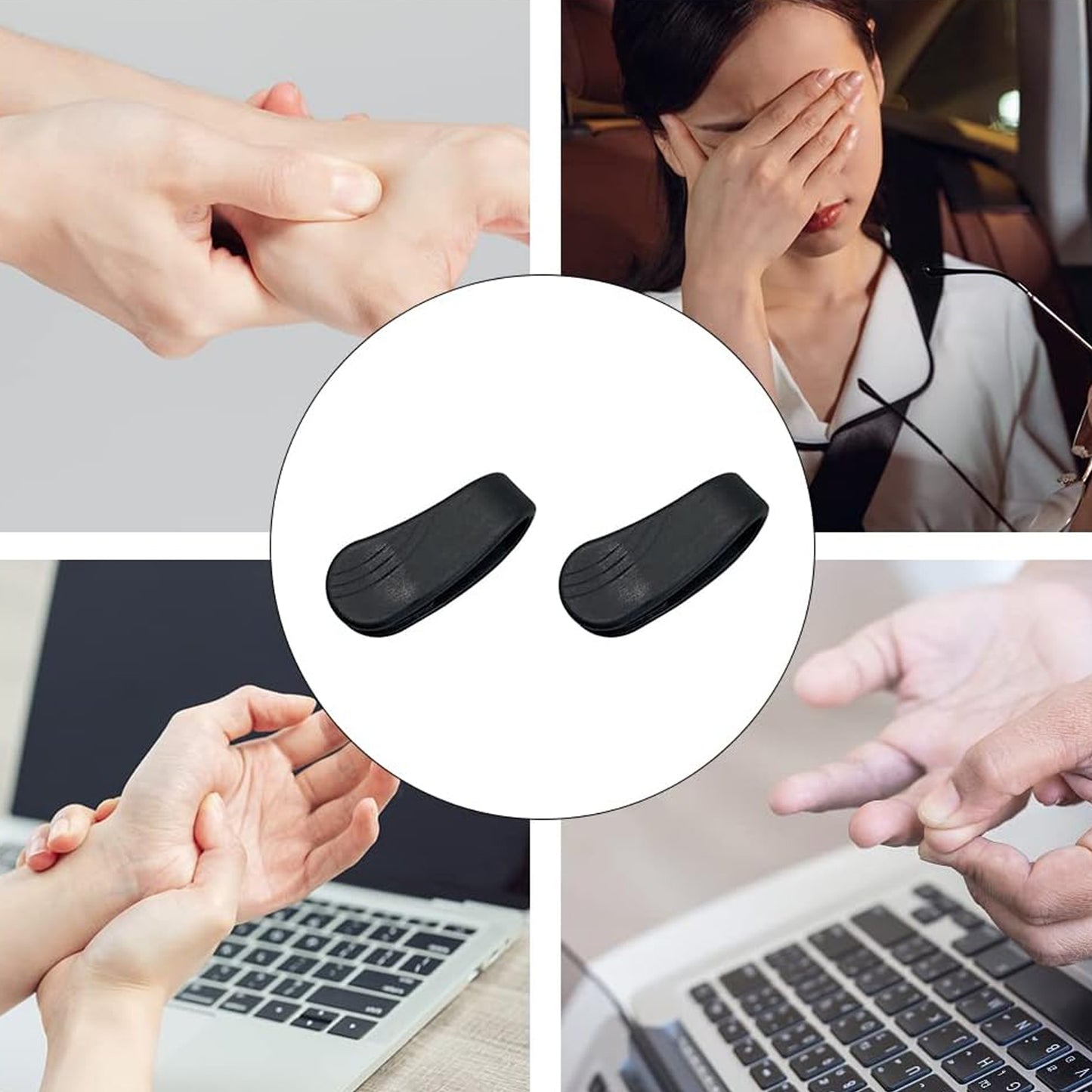 Sugar Control Li4 Acupressure Point Clip Hand Pressure Massage Clip (1 Pc Mix Color With Color Box) - Springkart 