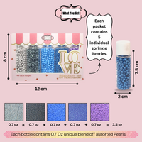 Sea Disco Balls Assorted Sprinkles (DB-04) - 100Gms