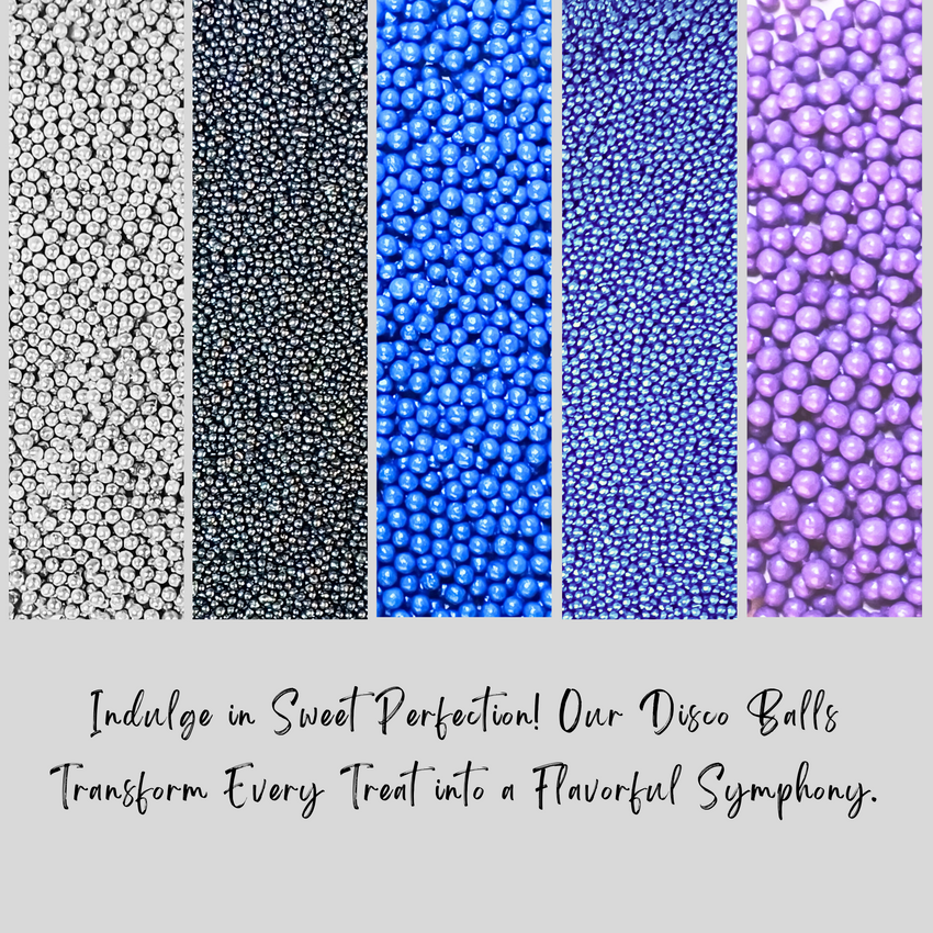 Sea Disco Balls Assorted Sprinkles (DB-04) - 100Gms