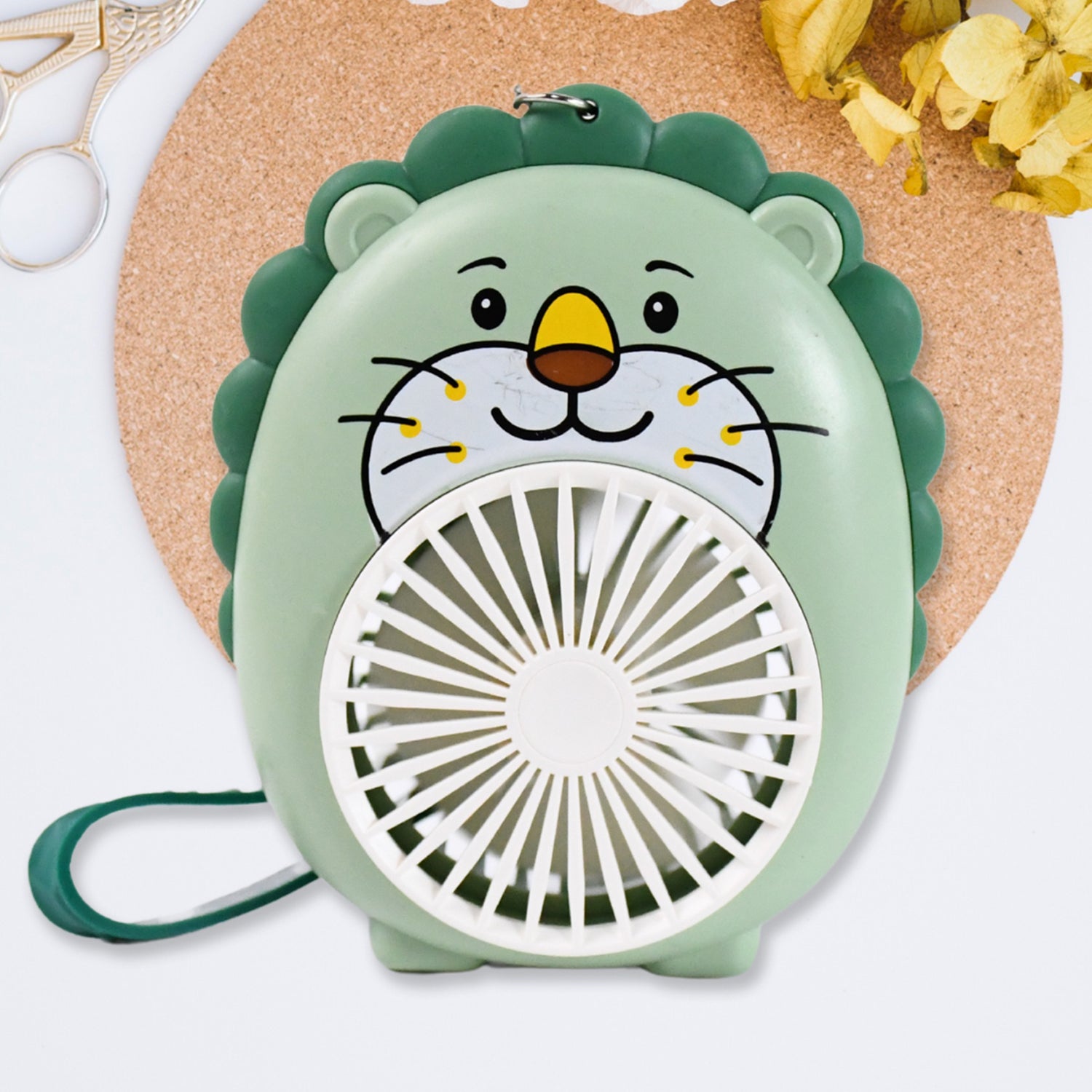 Cartoon Usb Handheld Fan Portable Outdoor Mini Desktop Office Fan - Springkart 