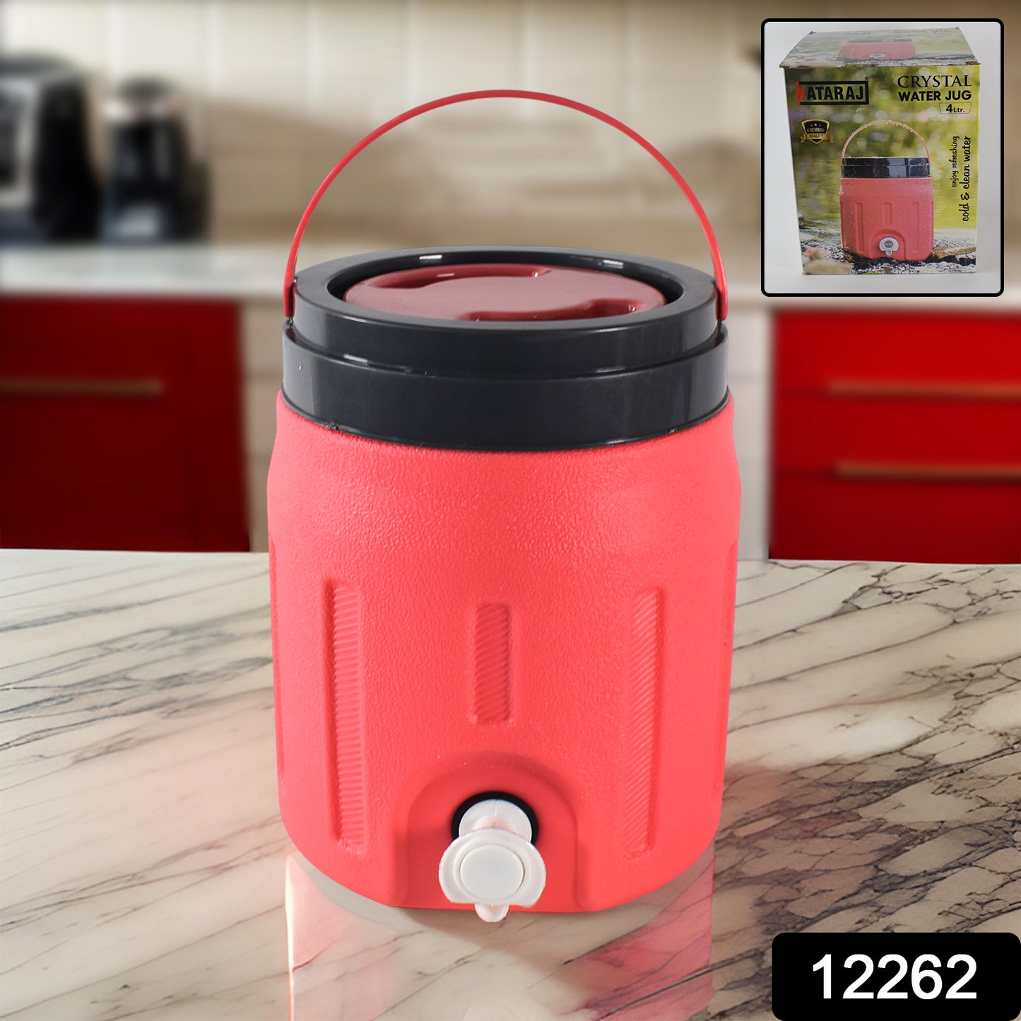 Insulated Water Jug 4 Ltr Water Storage Jug - Springkart 
