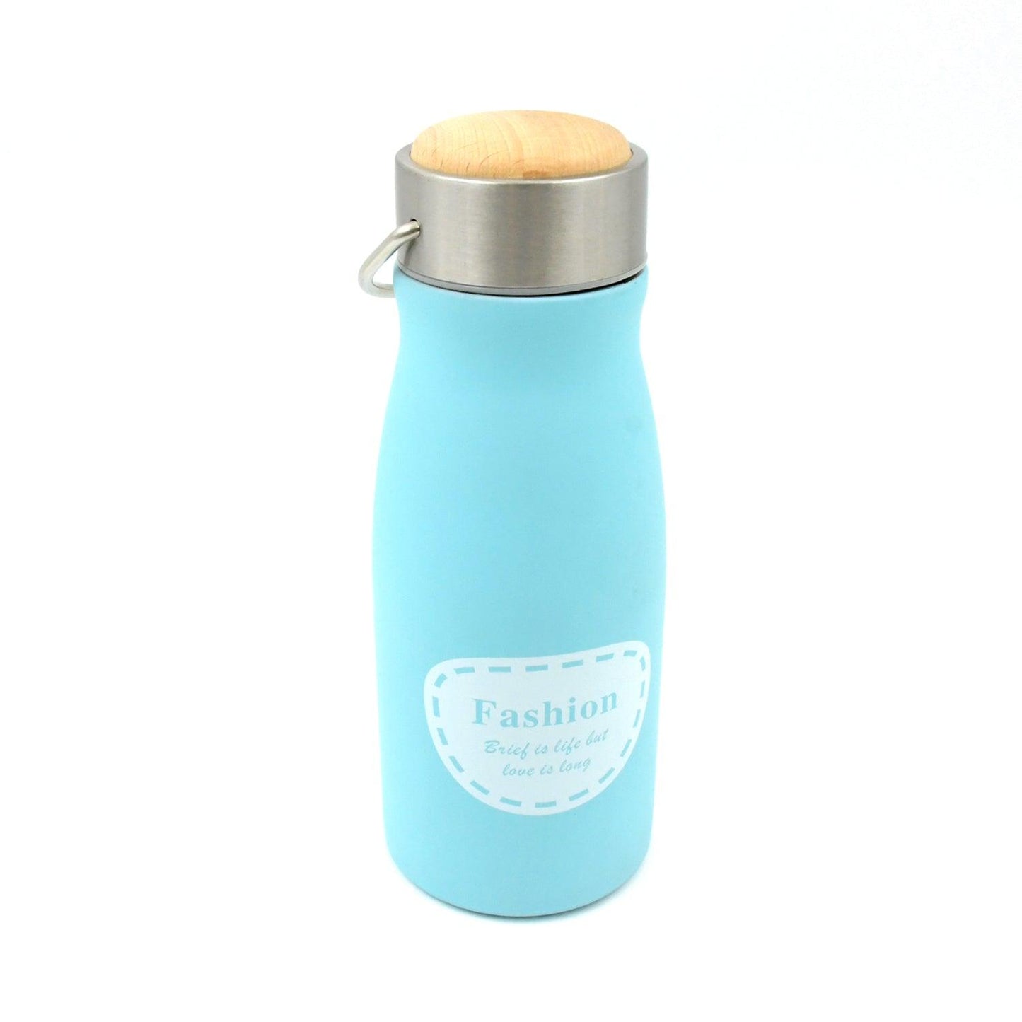 0285 Stainless Steel Water Bottle With Handle Fridge Water Bottle Stainless Steel Water Bottle Leak Proof Rust Proof Hot Cold Drinks Gym Sipper Bpa Free Food Grade Quality Steel Fridge Bottle For Officegymschool (360 Ml) - Springkart 