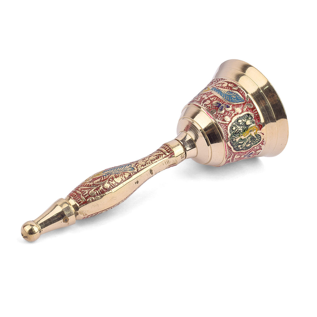 Handcrafted Brass Puja Bell for Mandir