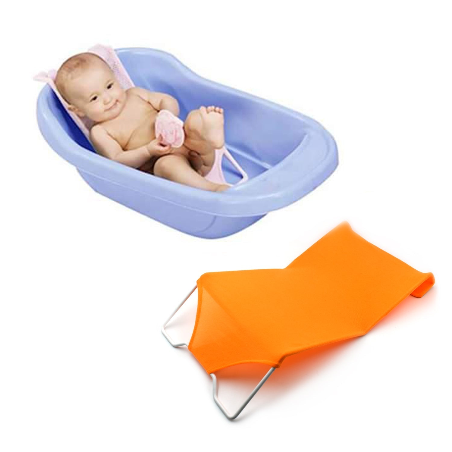 6308 Baby Shower Seat Bed Used In All Household Bathrooms For Bathing Purposes Etc. - Springkart 