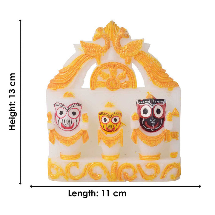 Buy Colored Marble Jagannath Ji Idol for Dashboard