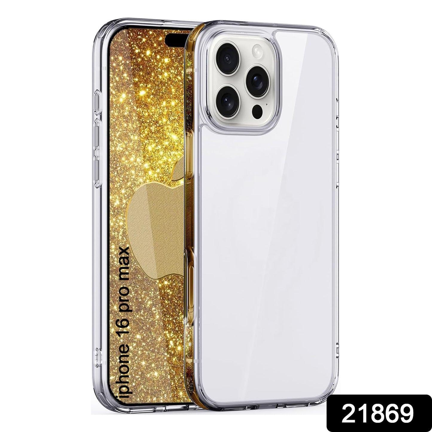 Transparent Hard Case For Iphone 16 Case (1 Pc)