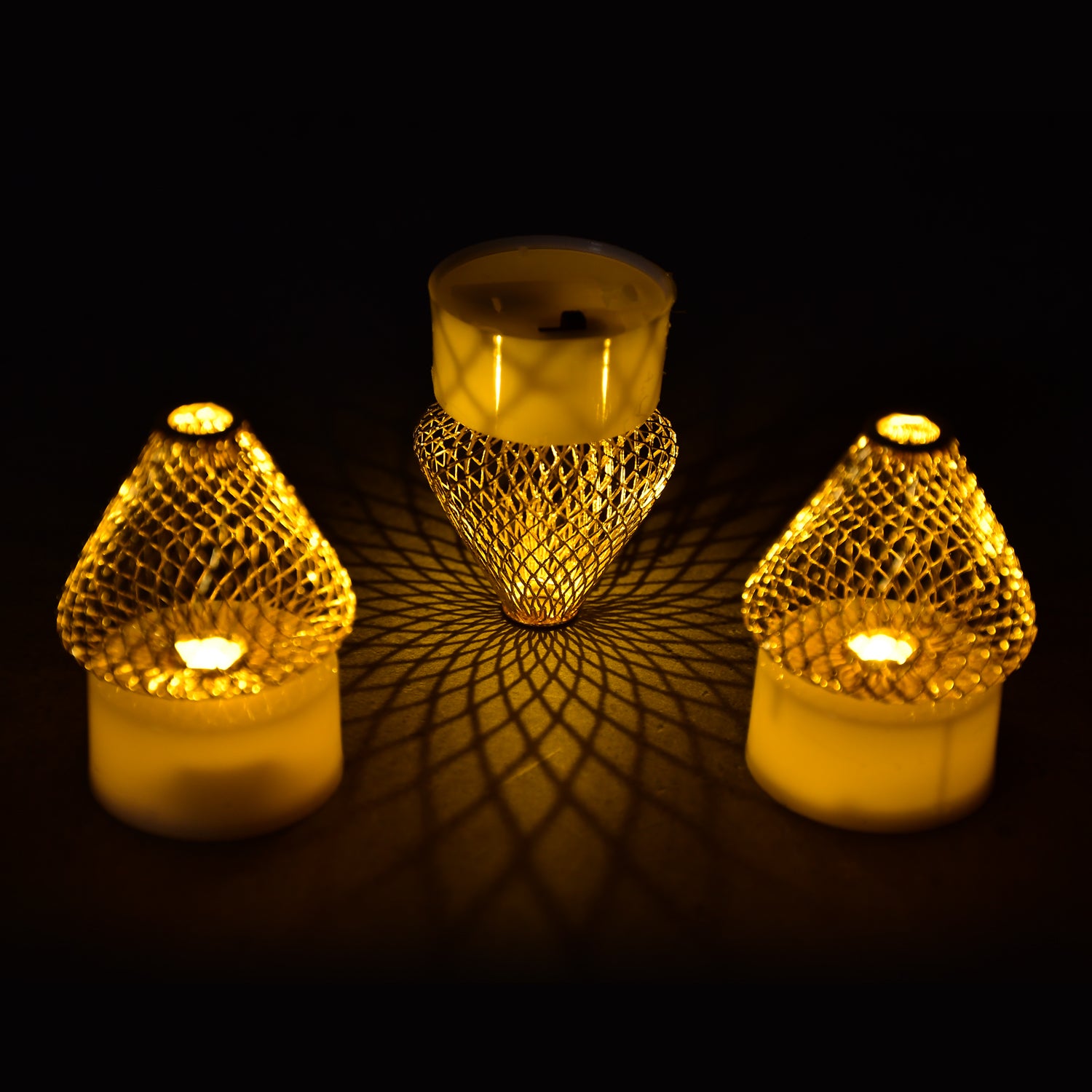 6551 12pcs Flameless And Smokeless Decorative Candles Acrylic Led Tea Light Candle For Gifting House Light For Balcony Room Birthday Christmas Festival Events Decor Candles (12 Pieces) - Springkart 
