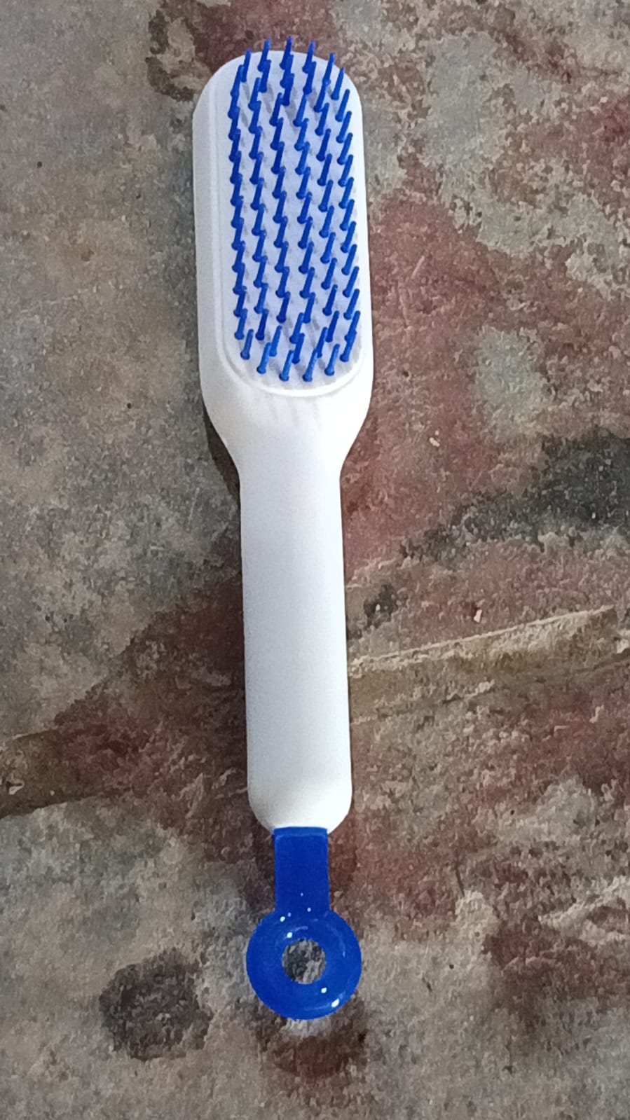 13947 Self-cleaning Hairbrush Self-cleaning Anti-static Detangling Massage Comb One-pull Clean Scalable Rotate Lifting Self Cleaning Hairbrush Hair Styling Tools - Springkart 