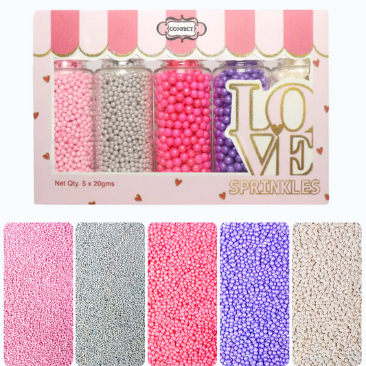 Pretty Princess Disco Balls Assorted Sprinkles (DB-01) - 100Gms
