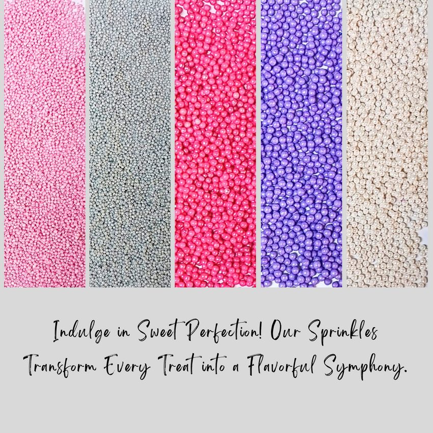 Pretty Princess Disco Balls Assorted Sprinkles (DB-01) - 100Gms