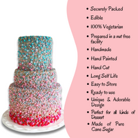 Pretty Princess Disco Balls Assorted Sprinkles (DB-01) - 100Gms