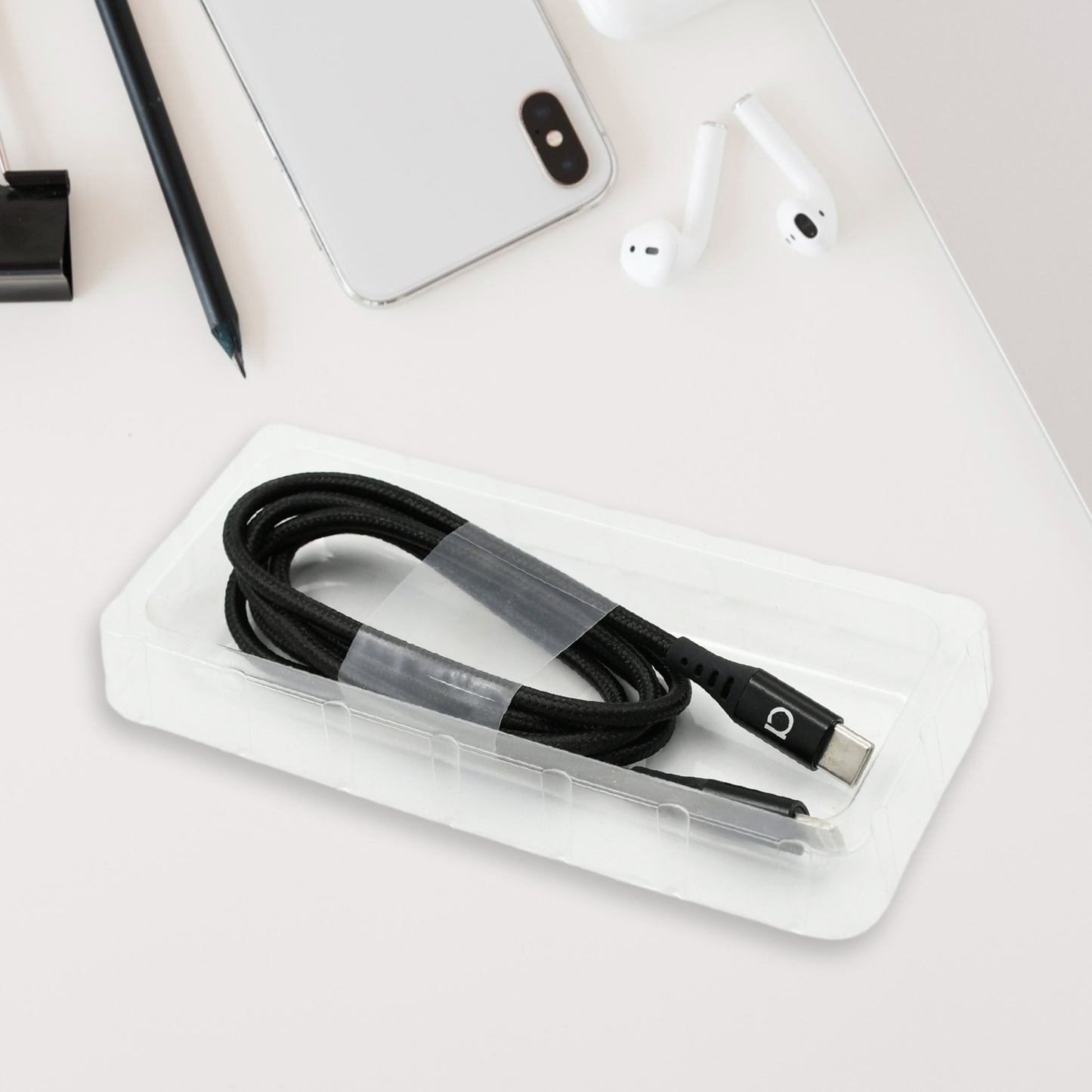 12642 2 In 1 Usb-c Lightning Cable Iphone Charging Cable Fast Charging Data Transfer Heavy Duty Type C Lightning Cable Pd Compatible Type C Lightning Cable - Springkart 