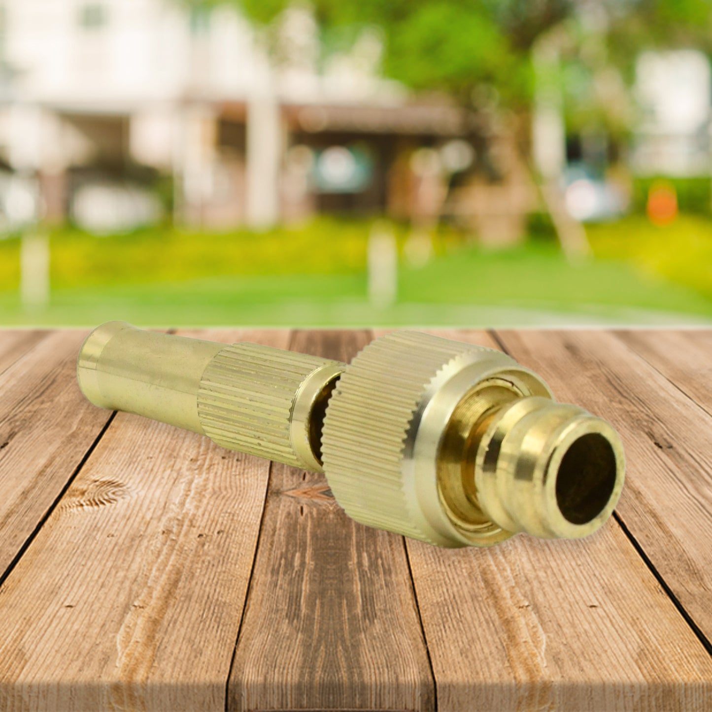 7588 Water Spray Nozzle For Water Pipe Booster Nozzle For Car Wash Nozzle With High Pressure Water Adjustable Brass Nozzle Water Spray Gun For Gardening Watering Tools - Springkart 