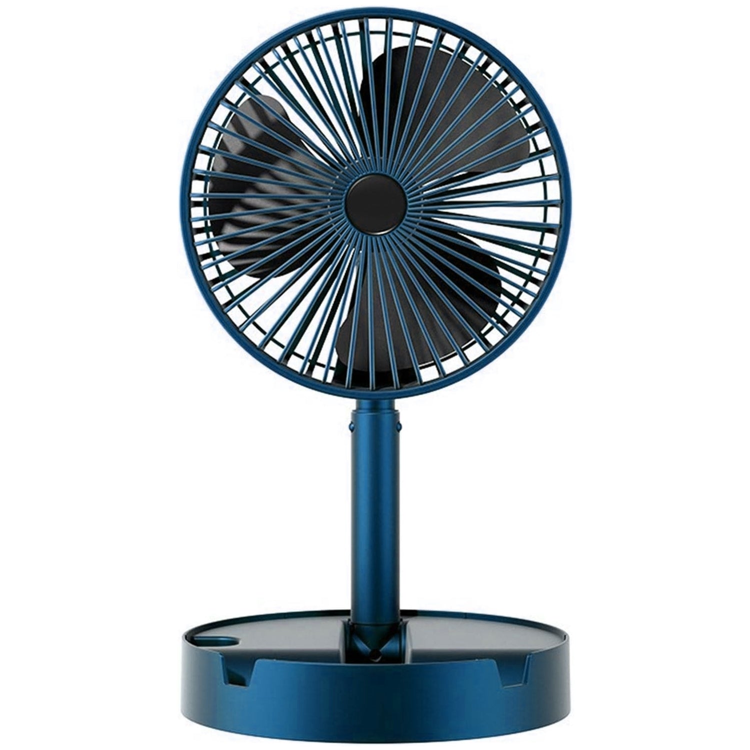 4642 Telescopic Electric Desktop Fan Height Adjustable Foldable Portable For Travelcarry Silent Table Top Personal Fan For Bedside Office Table (Battery Not Include) - Springkart 