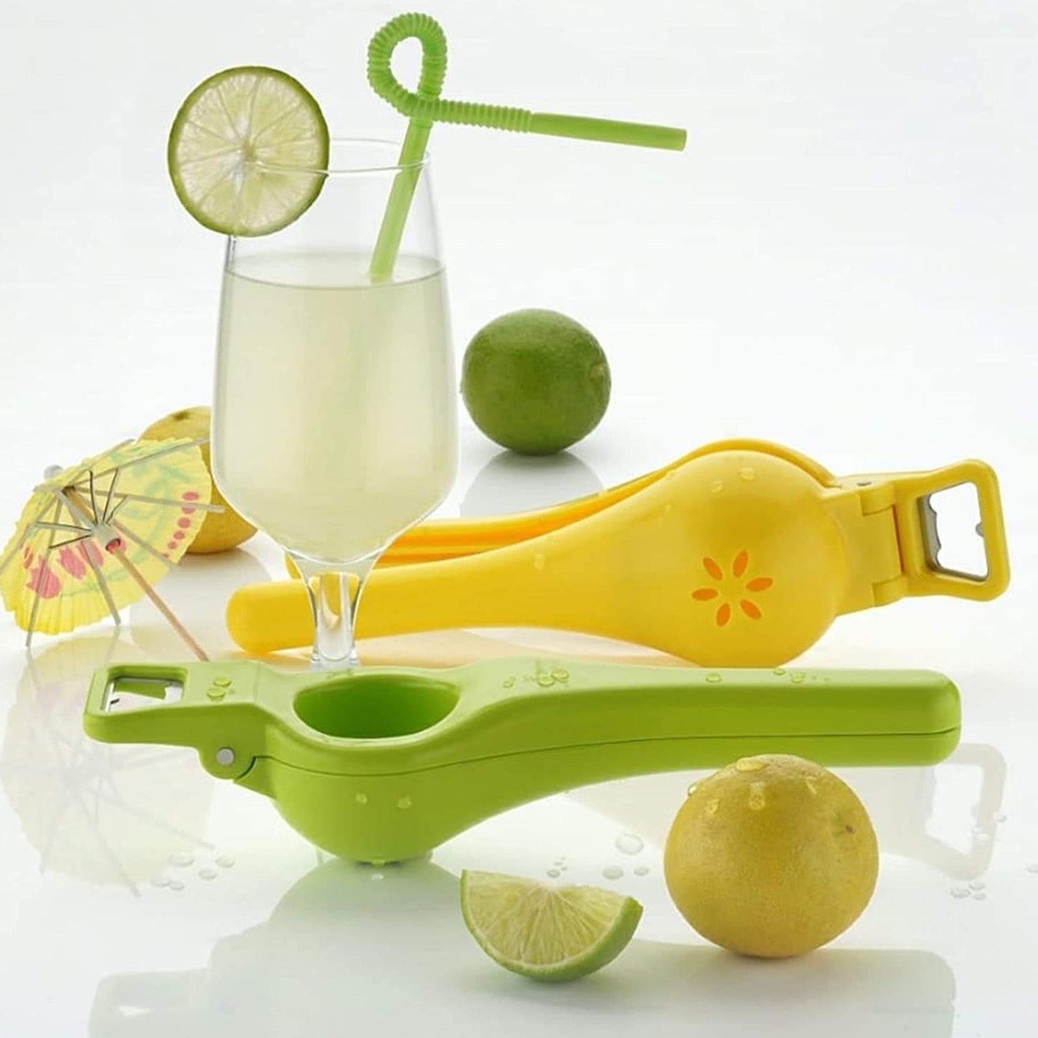 2176 Kitchen 2 In 1 Unbreakable Lemon Squeezer And Bottle Opener (1 Pc) - Springkart 