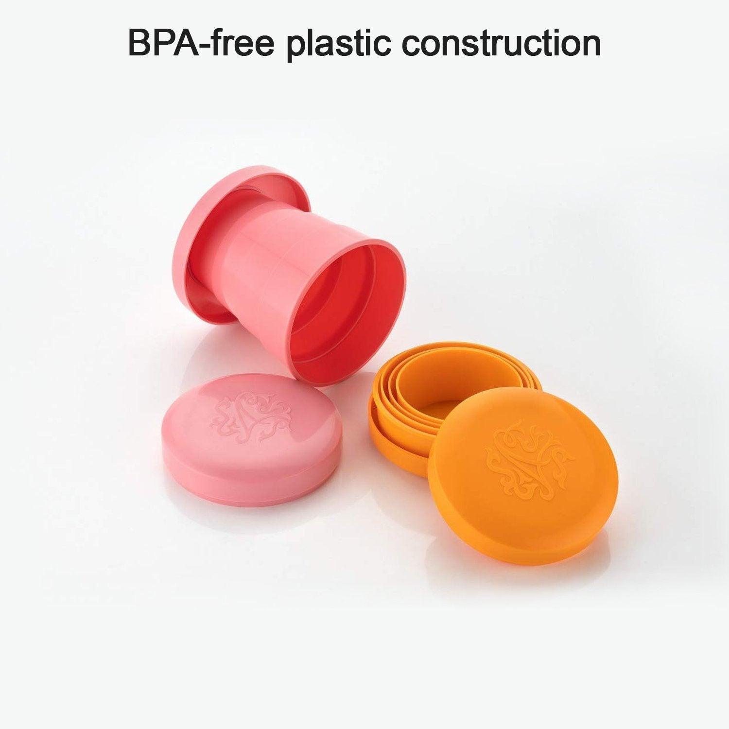 0659l Unbreakable Magic Cupfoldingpocket Glass For Travelling - Springkart 