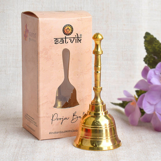 Shop Exquisite 100% Pure Brass Pooja Bell/Ghanti