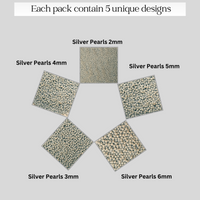 Shimmering Sliver Disco Balls Assorted Sprinkles (DB-11) - 100Gms