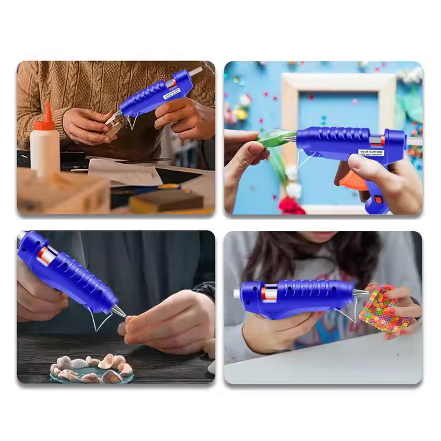 Professional 60 Watt With 2 Pcs Hot Melt Glue Stick On Off Switch (1 Pc) - Springkart 