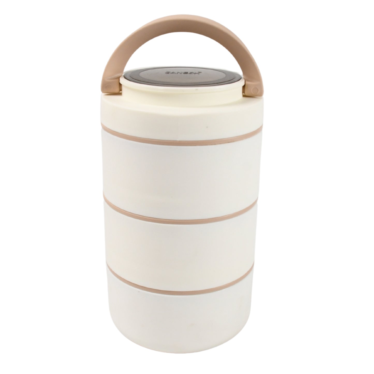 Ganesh Smart Stack 23 Layer Portable Lunch Box Stainless Steel Airtight Leak-proof Lunch Box For Office School Picnic Color May Vary (2 Layer 3 Layer) - Springkart 