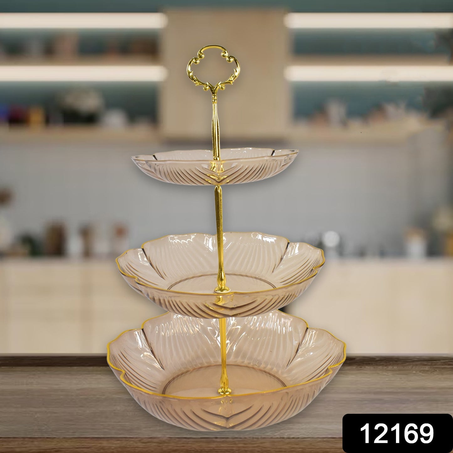 3 Layer Snack Rack Basket Stand Holder (1 Pc) - Springkart 