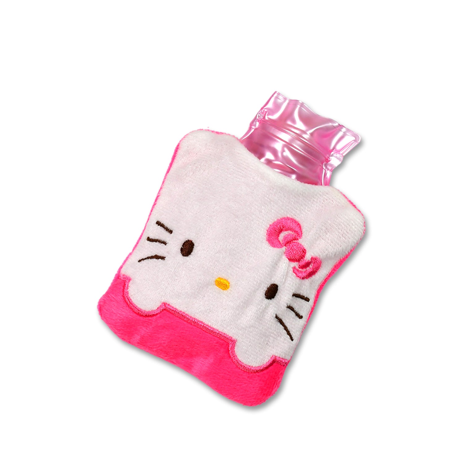 6520 Pink Hello Kitty Small Hot Water Bag With Cover For Pain Relief Neck Shoulder Pain And Hand Feet Warmer Menstrual Cramps. - Springkart 