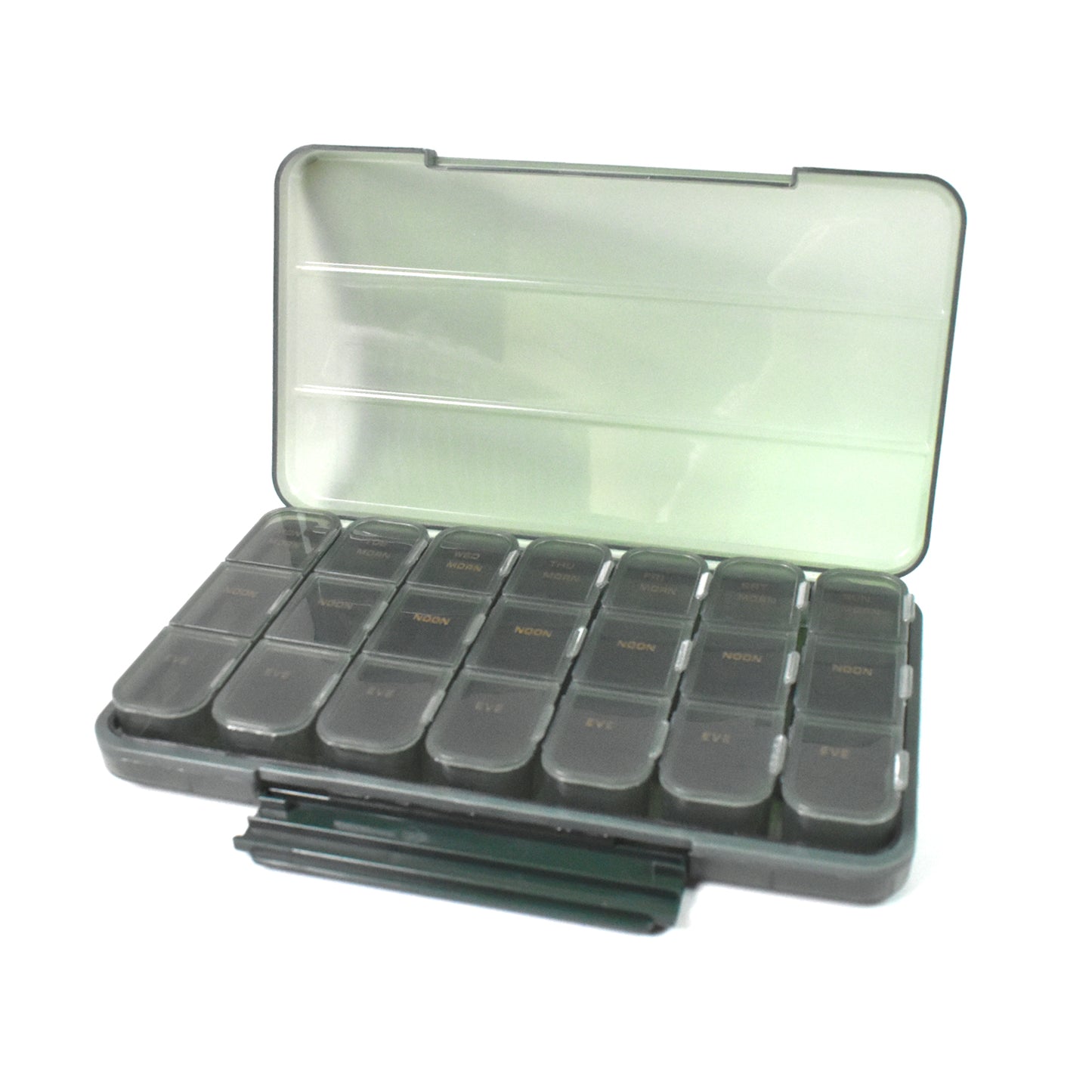 Portable Weekly Pill Box Organiser Daily Pill Keeper 21 Grid Container (1 Pc) - Springkart 