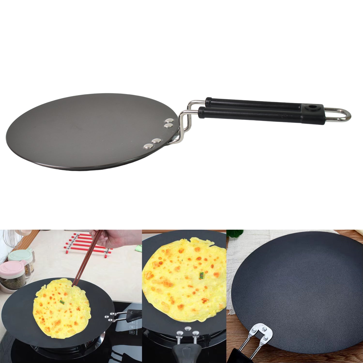 Multi Purpose Aluminium Roti Tawa (9 Inch) - Springkart 