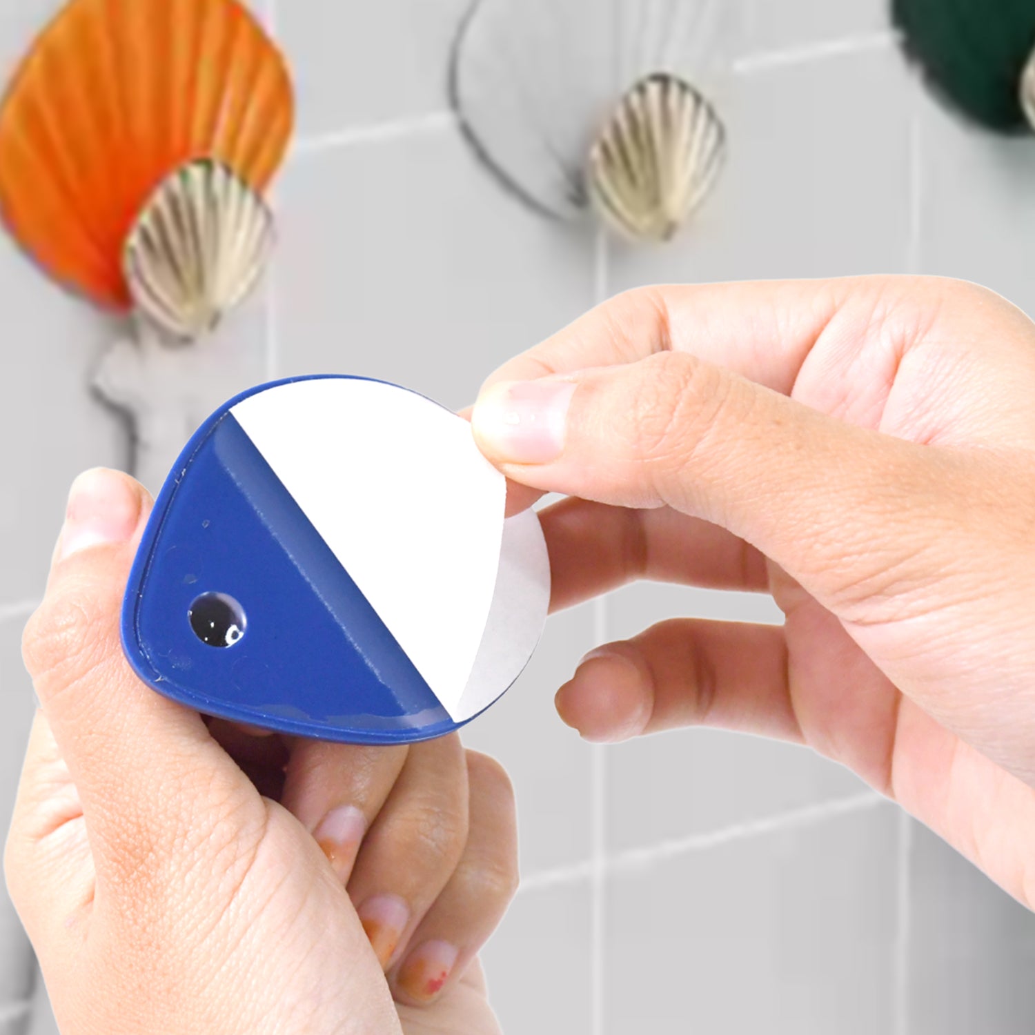 Self Adhesive Wall Hooks Waterproof Adhesive Sticky Stylish Hooks (4 Pc) - Springkart 