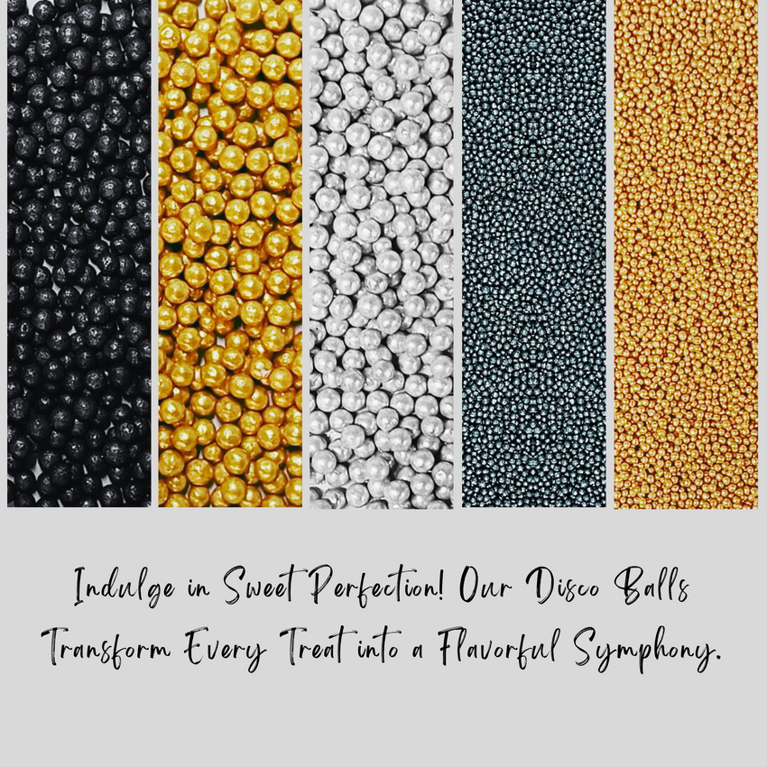 Galaxy Disco Balls Assorted Sprinkles (DB-15) - 100Gms