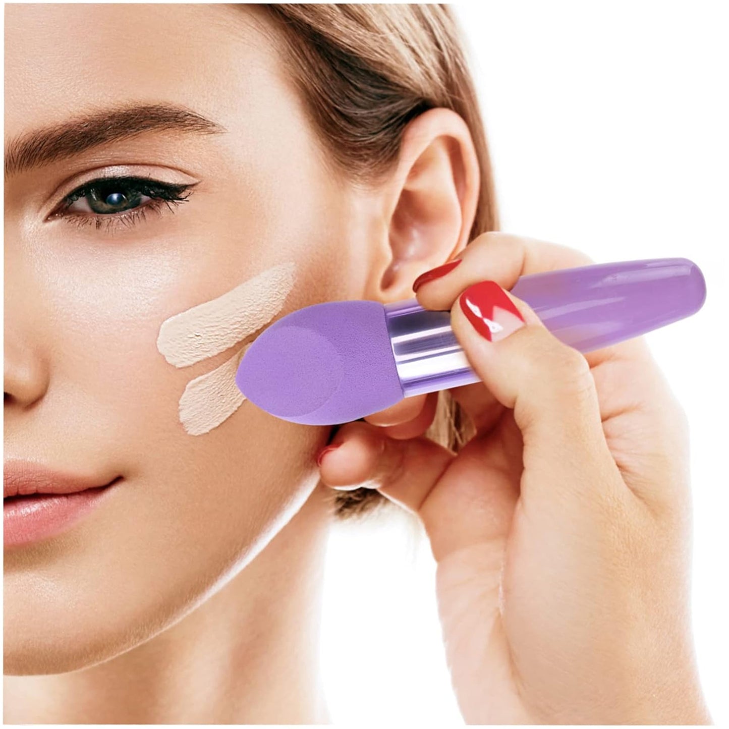Creative Makeup Pens With Portable Makeup Sponges Blending Sponges (1 Pc) - Springkart 