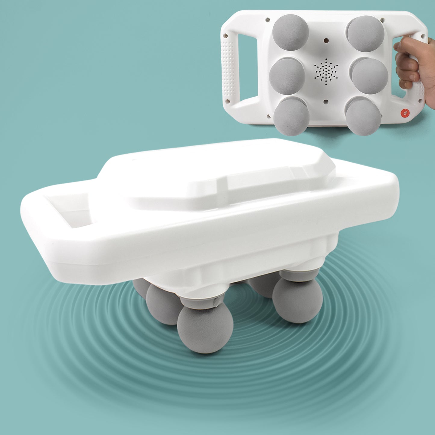 Handheld Full Body Massager 6-head Massage Gun (1 Pc Mix Color) - Springkart 