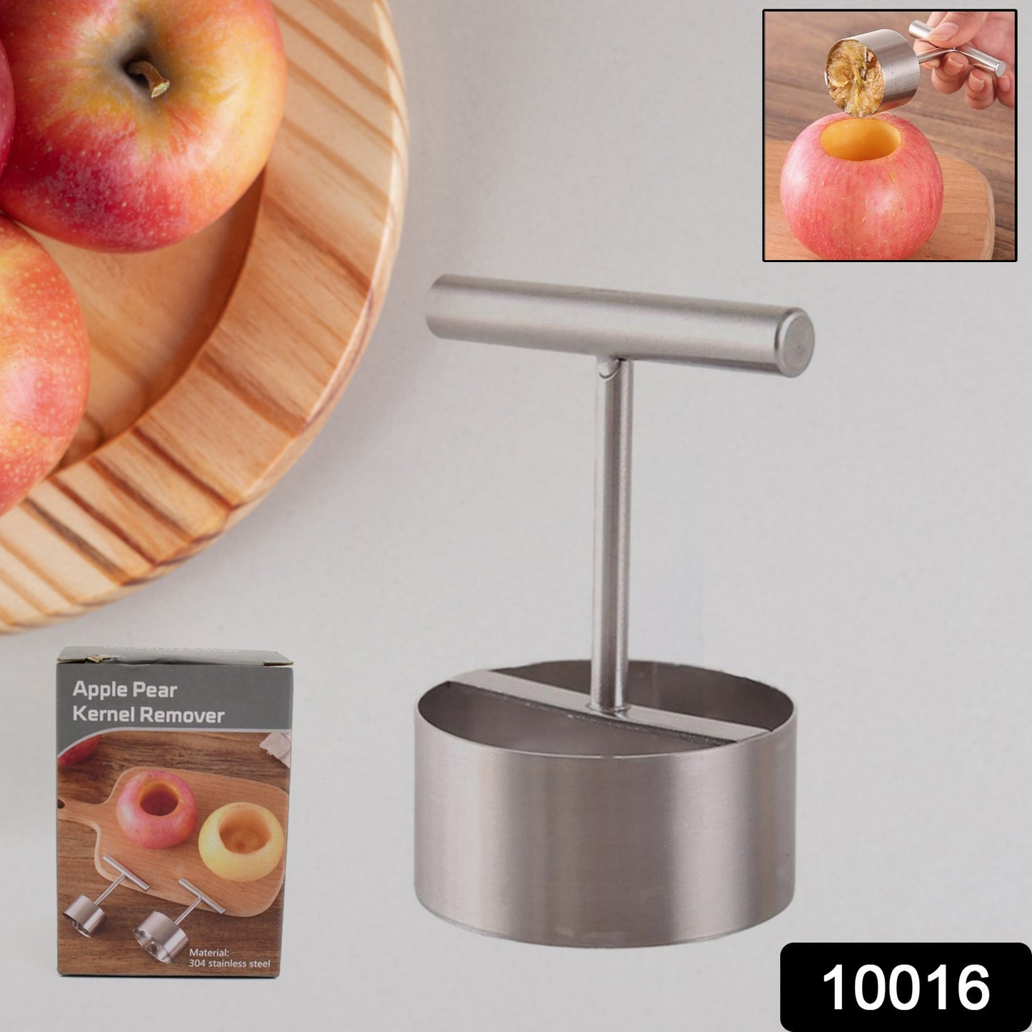 10016 Corer Pear Core Separator Vegetable Core Remover Seeder Cutter Pitter Fruit Hole Remover Coring Tool (1 Pc) - Springkart 