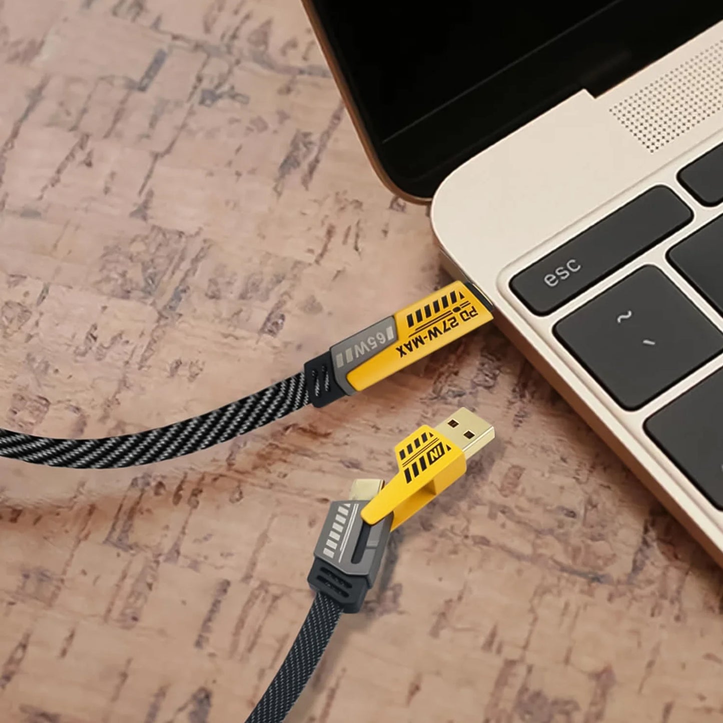 4 In 1 Charging Cable 65w Cable (1 Pc 1 Mtr.) - Springkart 