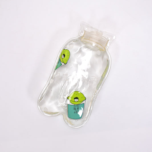 6541 Transparent Multi Design Small Hot Water Bag With Cover For Pain Relief Neck Shoulder Pain And Hand Feet Warmer Menstrual Cramps. - Springkart 