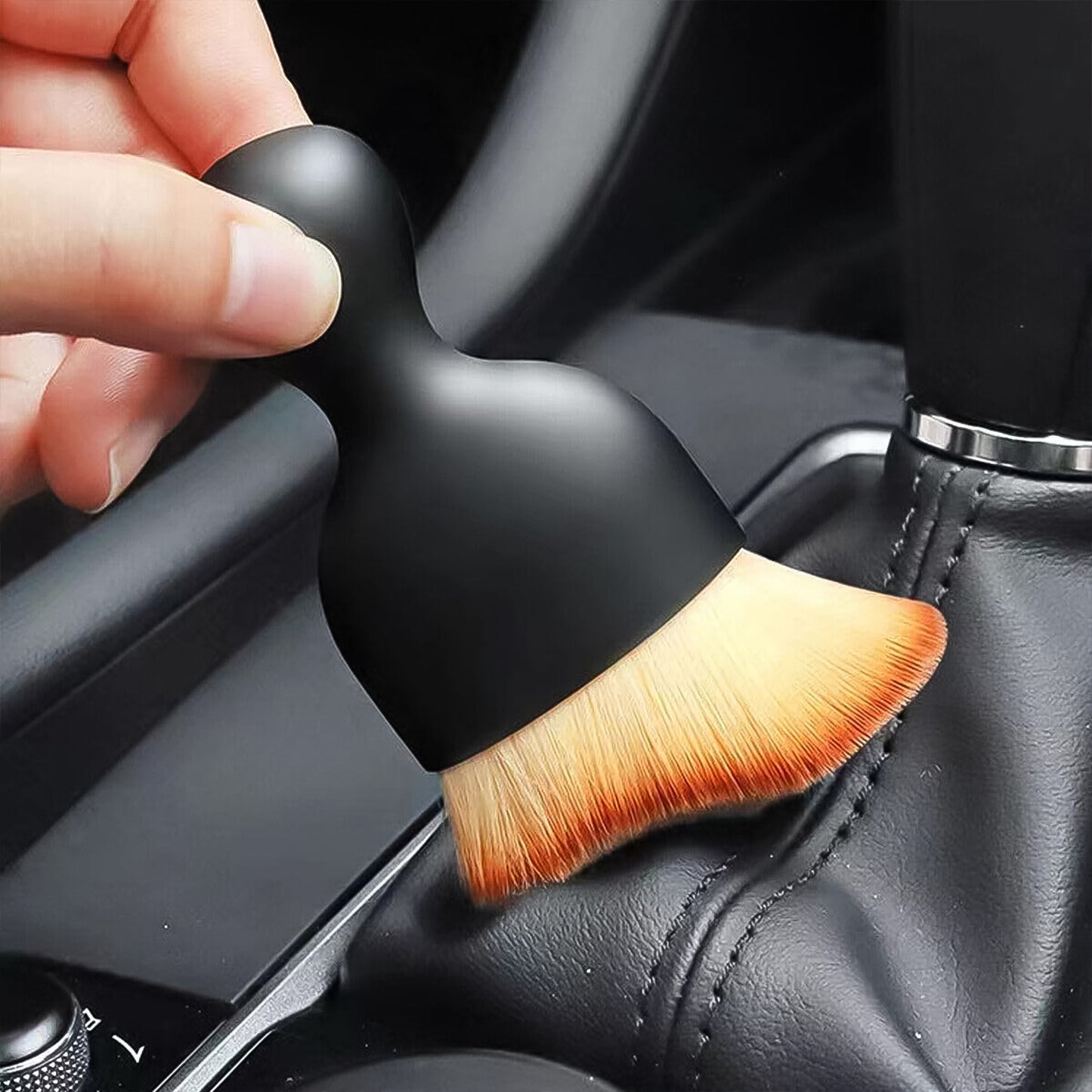 Mini Car Interior Cleaning Soft Brush -car Cleaning Brushes Duster (1 Pc) - Springkart 