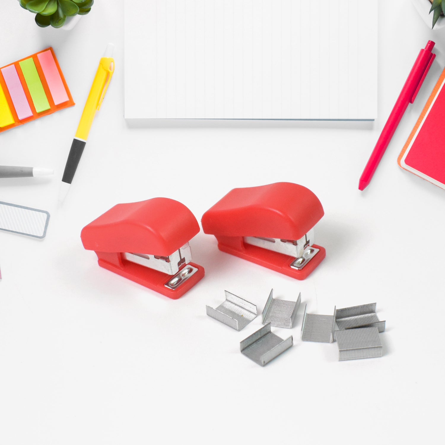 Mini Stapler With Staples Pin Set (2 Pc) - Springkart 