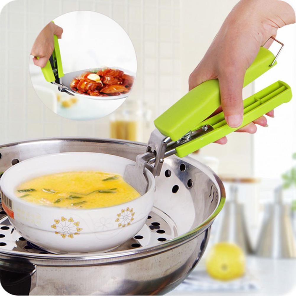 Home Kitchen Anti-Scald Plate Take Bowl Dish Pot Holder Carrier Clamp Clip Handle - Springkart 