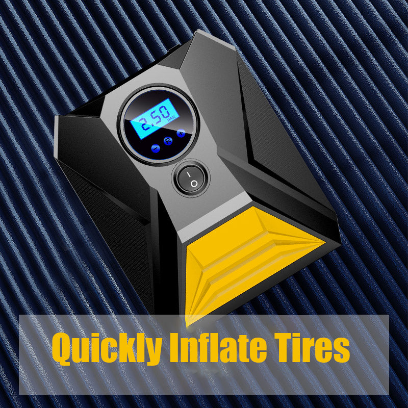 Digital Car Tyre Inflator Portable Air Compressor Pump - Springkart 