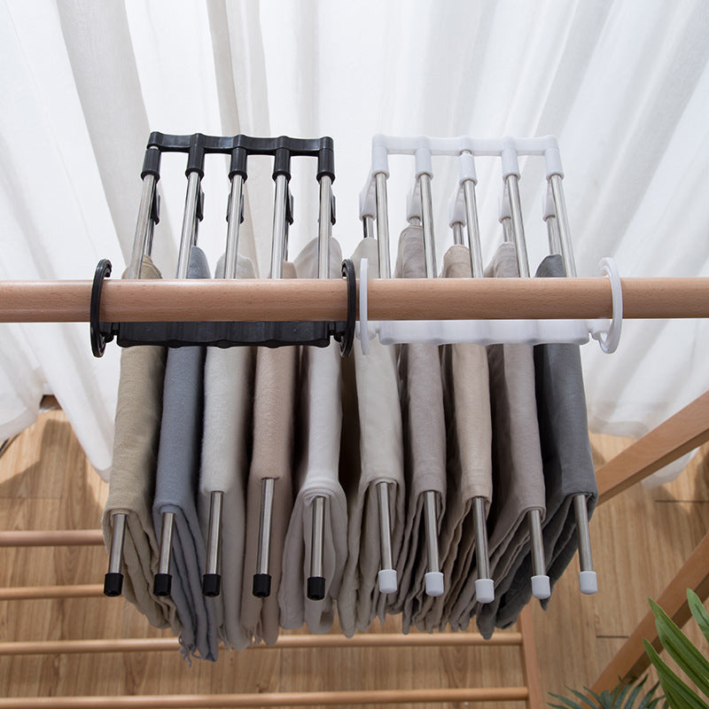 Adjustable Trouser Pants Hanger Organizer - Springkart 