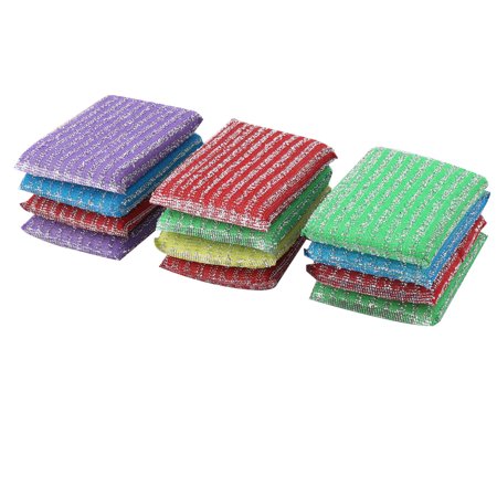 Scratch Proof Kitchen Utensil Scrubber Pad (Pack of 12) - Springkart 