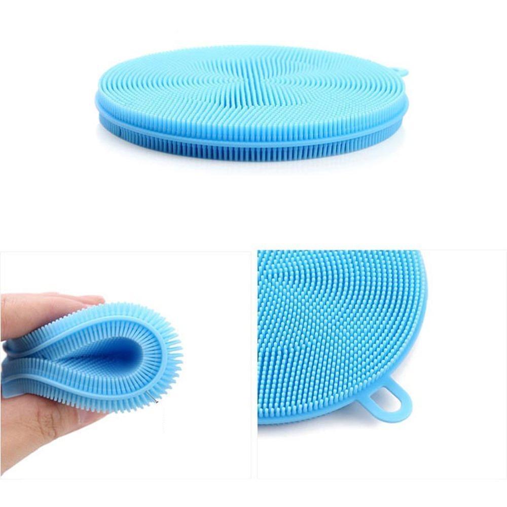 Silicone Dish Scrubber Sponge Mildew Free, Non Stick, Heat Resistant - Springkart 