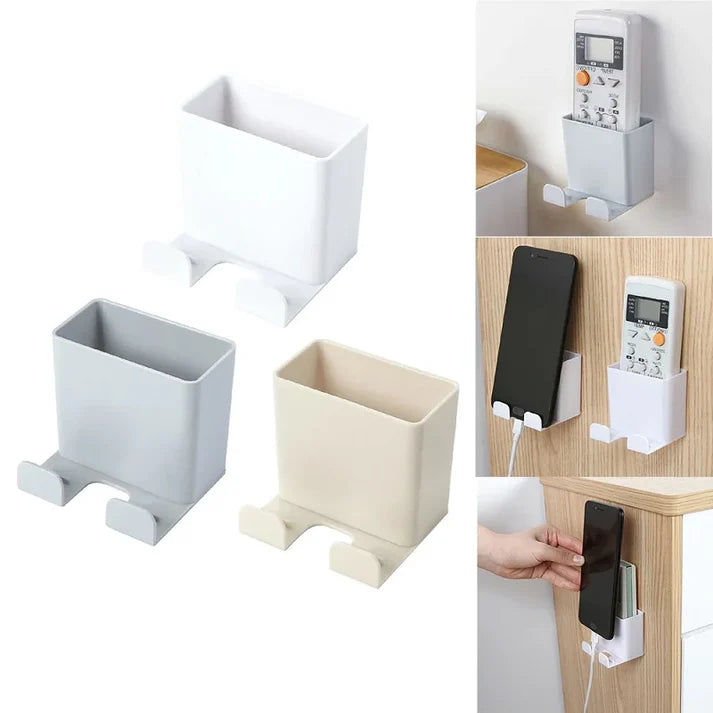 Wall Mountable Remote &amp; Mobile Holder -  2 piece