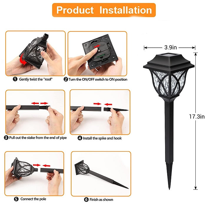 Solar Pathway Lights – 1 Pc