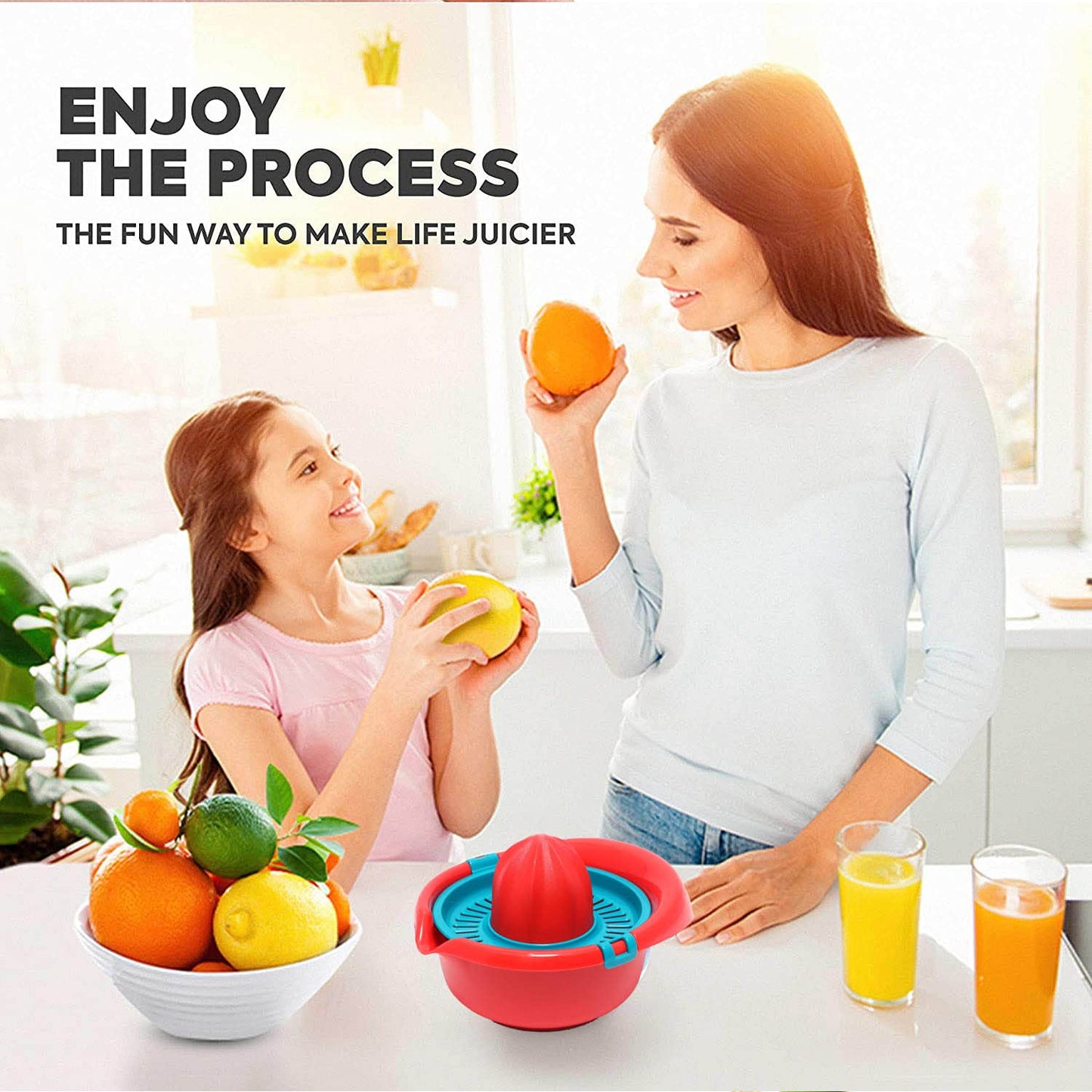 Orange Juicer Machine Hand Press (300 Ml) - Springkart 
