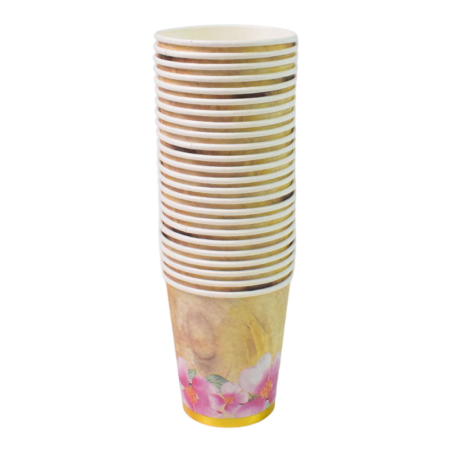 Disposable Paper Cups Disposable Tea Coffee Cups (24 Pcs Set Mix Color Design) - Springkart 