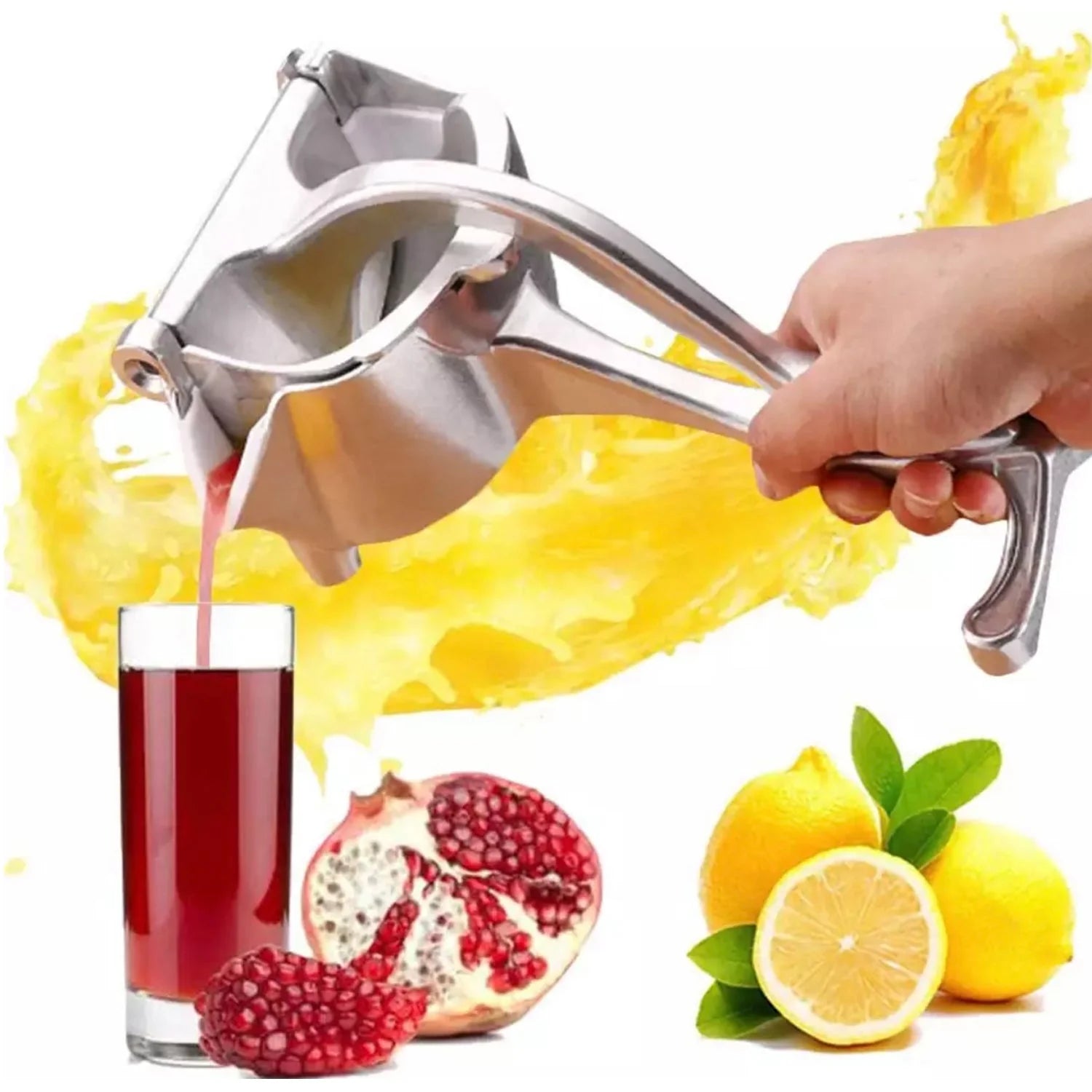 Manual Aluminium Metal Fruit Press Juicer - Springkart 